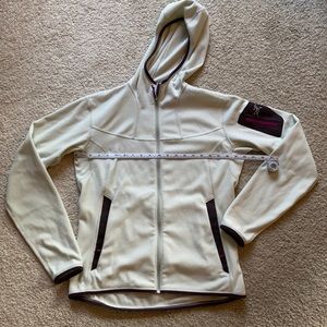 Arcteryx women’s large fleece hoody